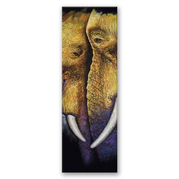 Canvas Print 'Elephant Close-Up 1'