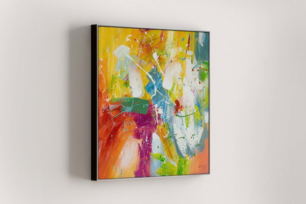 Acrylgemälde 'When I am with You' 80x80cm | Limitierte, handsignierte Edition