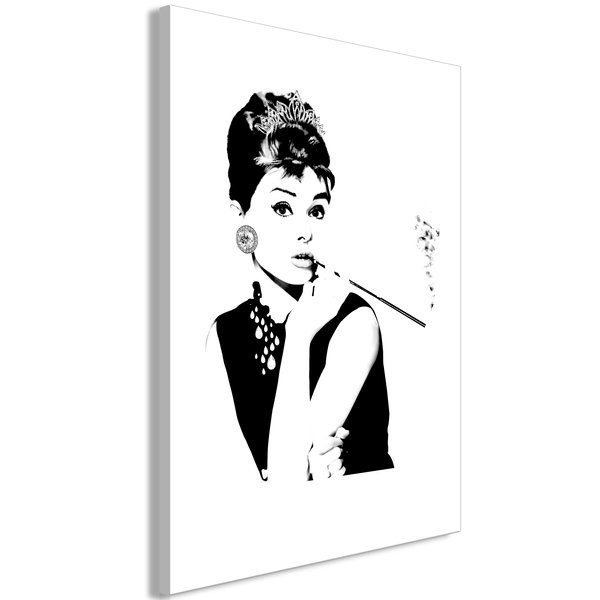 Art print on canvas 'Audrey Vertical'