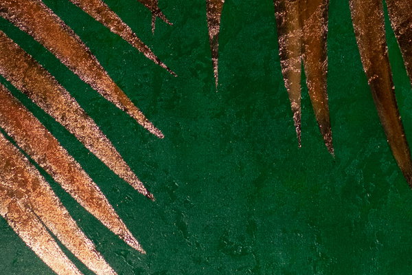 Großzügig aufgetragene Farben