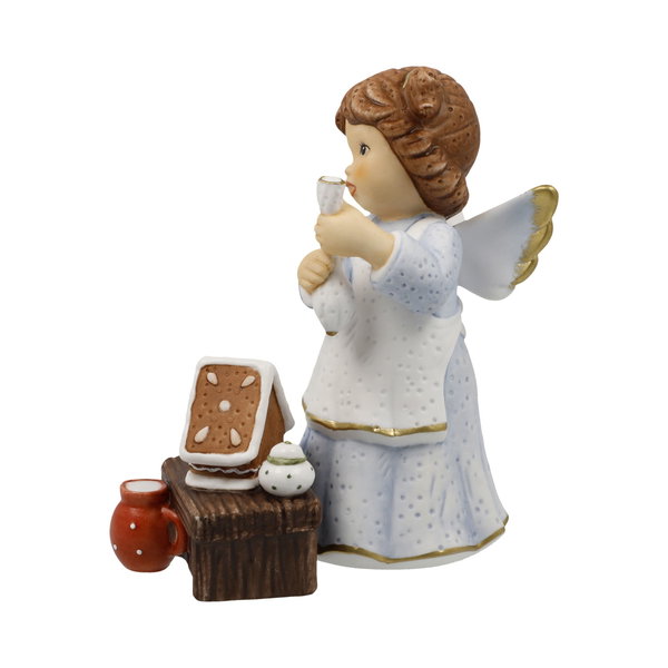 Porzellan Figur 'Süßes Knusperhäuschen' von Goebel 8,5x10,5x6cm