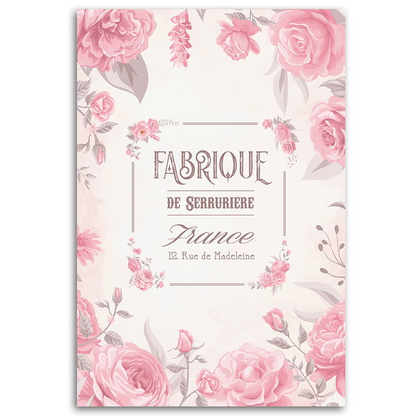 Kunstdruck auf Leinwand 'Fabrique de Serruriere'