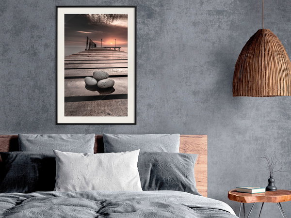 Poster 'Stones on the Pier'