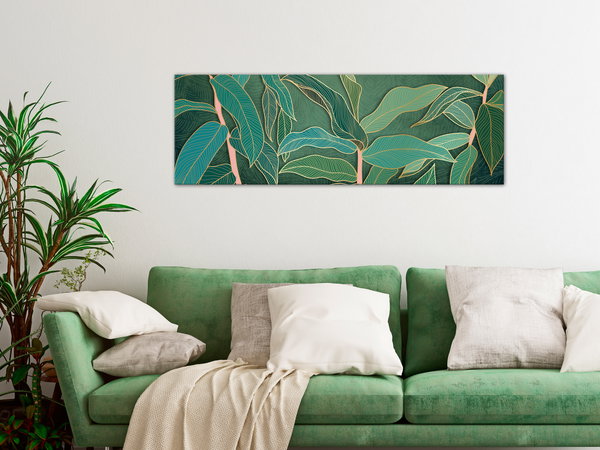 Kunstdruck auf Leinwand 'Exotic Views Narrow'
