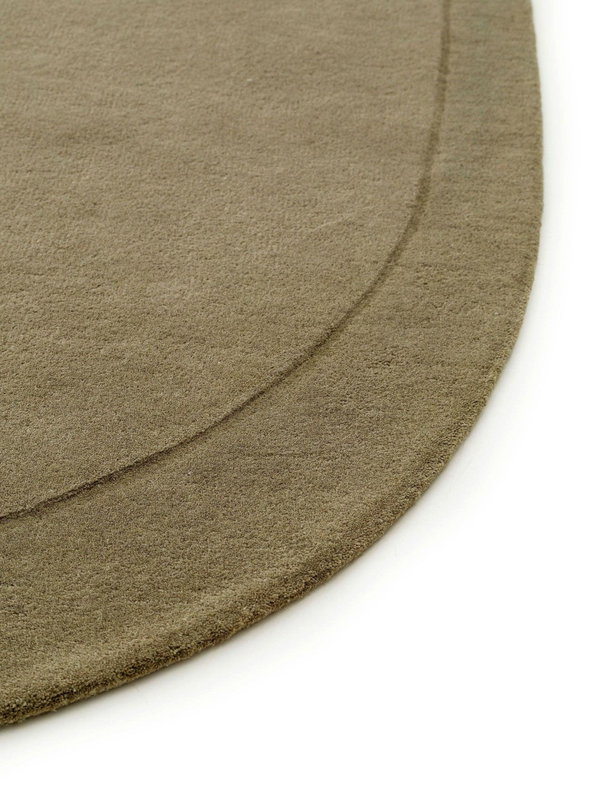 Design Wollteppich Shape Hellgrün