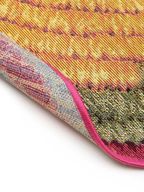 Design In- &amp; Outdoor Runder Teppich Kenya Bunt
