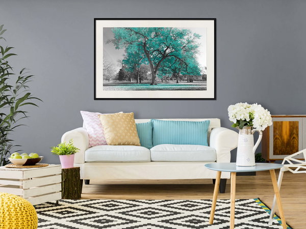 Poster 'Teal Tree'