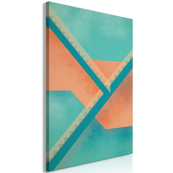 Art print on canvas 'Stairs Composition Vertical'