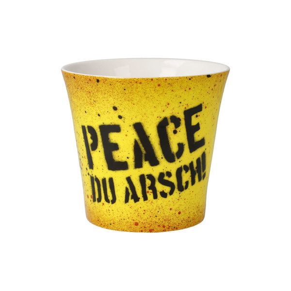 Goebel Becher 'Peace du Arsch'