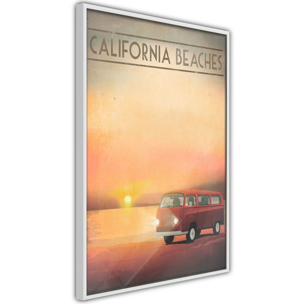 Poster 'California Beaches'
