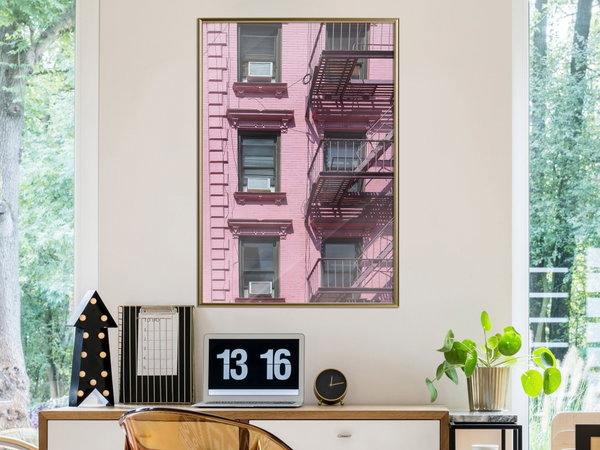 Plakat 'Pink Facade'