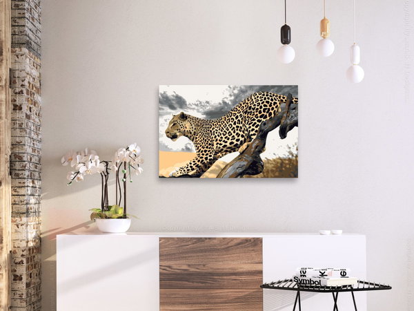 Slikanje po brojevima odrasli 'Gepard'