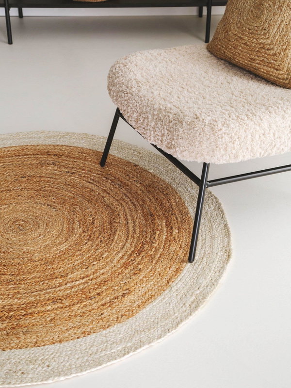 Design Juteteppich Jutta Beige