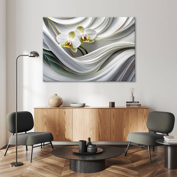 Kunstdruck auf Leinwand 'Orchid Elegance'