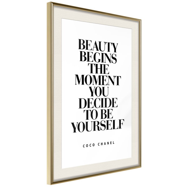 Poster 'Coco Chanel'
