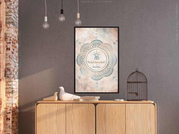 Poster 'Buddha Is Right'