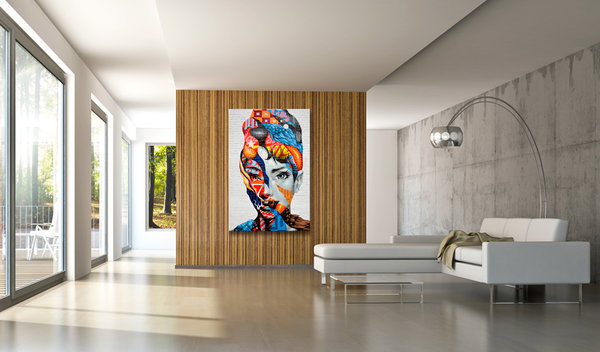 Kunstdruck auf Leinwand 'Die geheime Kraft der Frau'