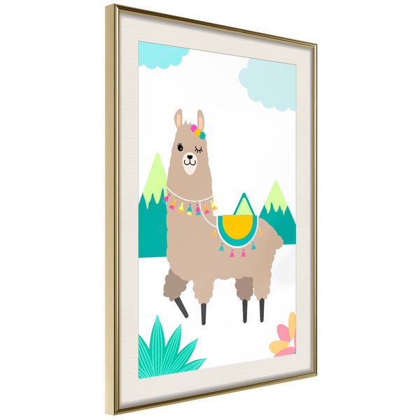 Poster 'Unusual Lama'