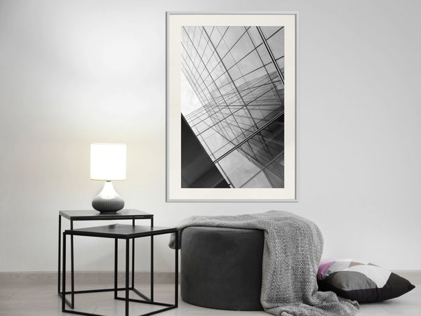 Poster 'Steel and Glass (Grey)'