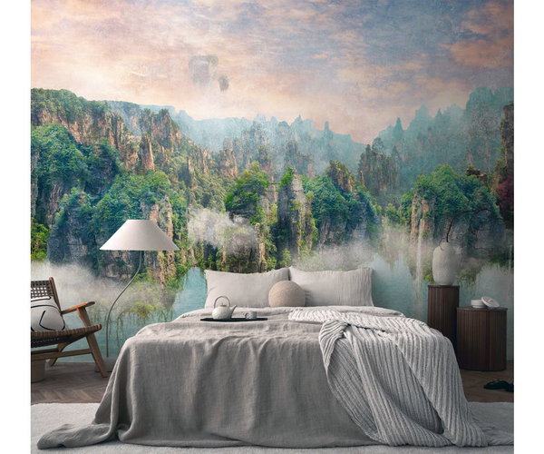 Tapete 'Misty Peaks' 371x280cm