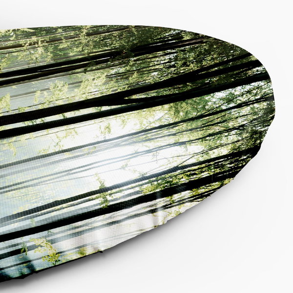 Rundes Bild 'Misty Woodland'