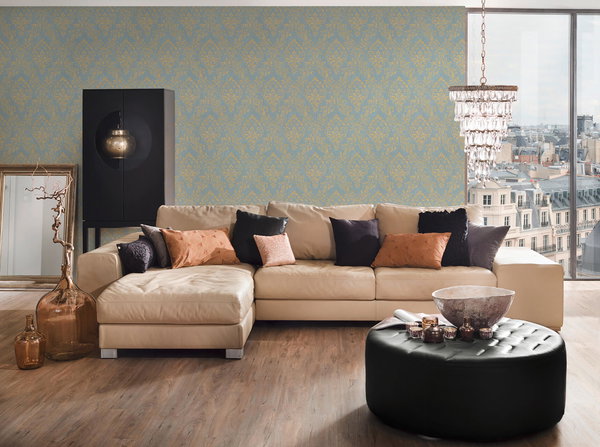Tapete 'Metallic Silk Nine' 53x1005cm