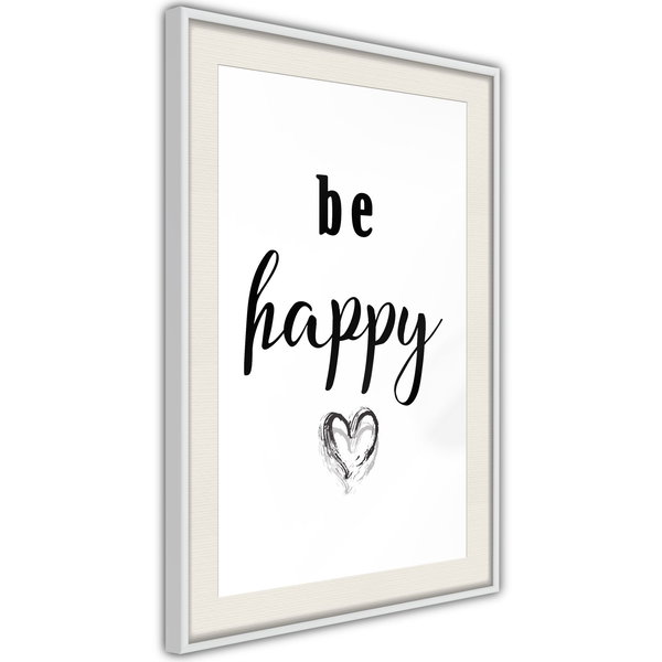 Poster 'Be Happy'