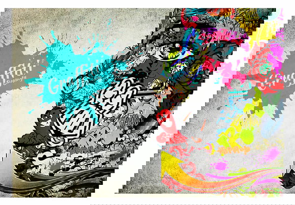 Tapeta 'Streetart Lady'