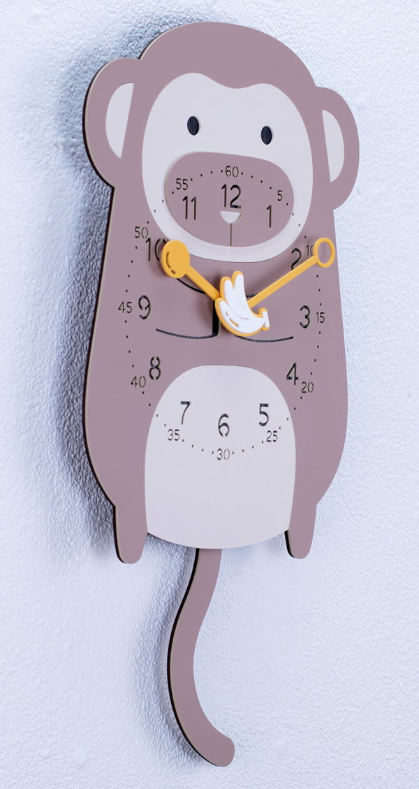 Minimalistische Wanduhr