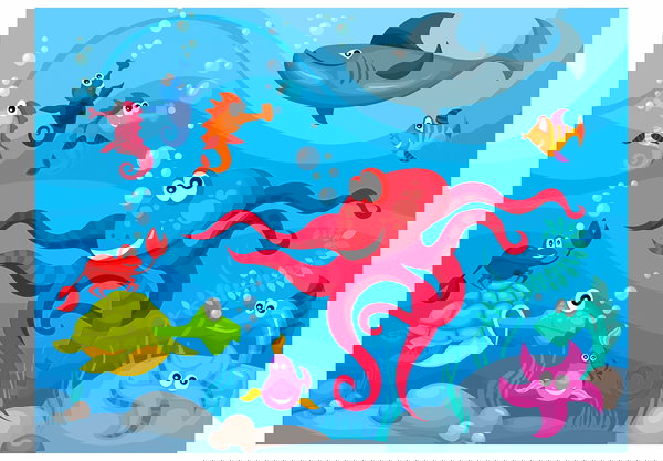 Behang 'Sea Adventures'