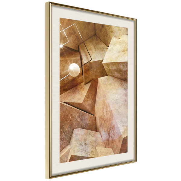 Poster 'Cubic Rocks'