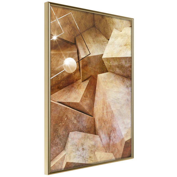 Poster 'Cubic Rocks'