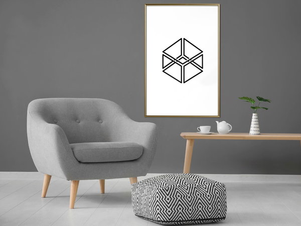 Poster 'Count the Squares'