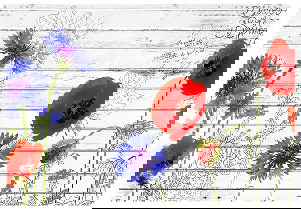 Behang 'Flower Fantasy'