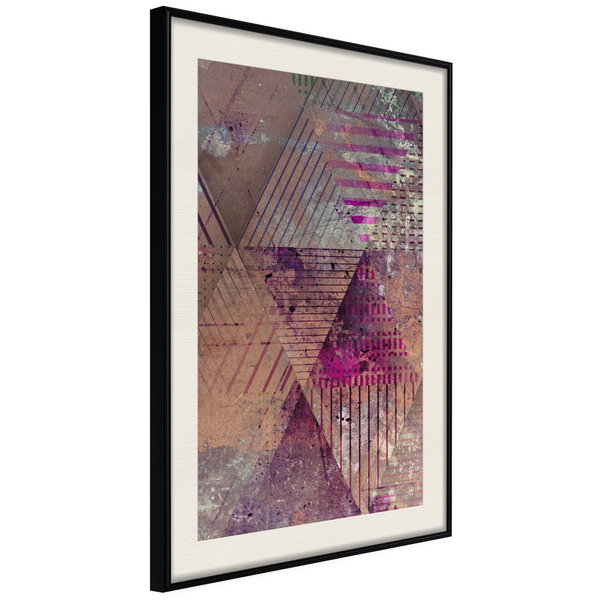 Poster 'Pink Patchwork II'