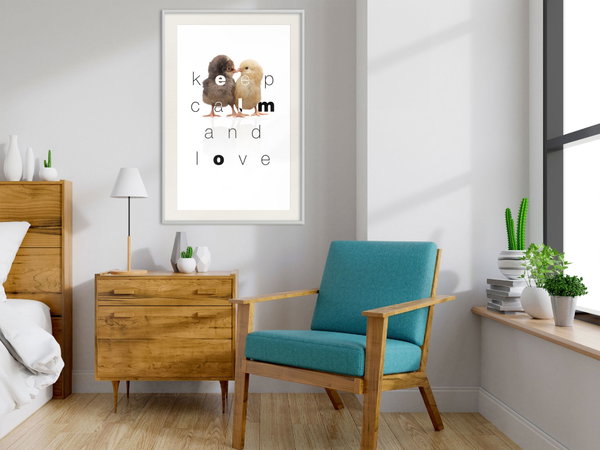 Poster 'Keep Calm and Love'