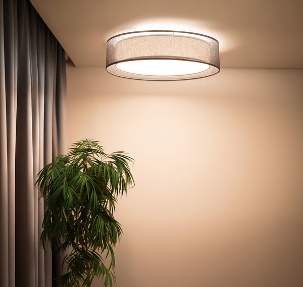 Suspension luminaire 'Puro Smooth Tide 1'