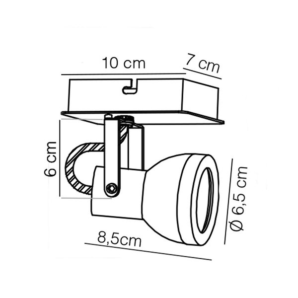 Deckenleuchte 'Heli 2G'