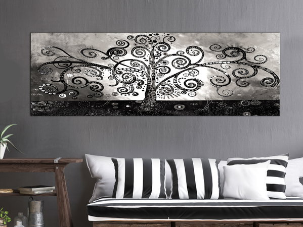 Kunstdruck auf Leinwand 'Winding Paths of Nature Narrow'