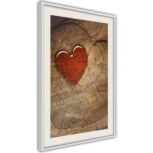 Poster 'Carved Heart'
