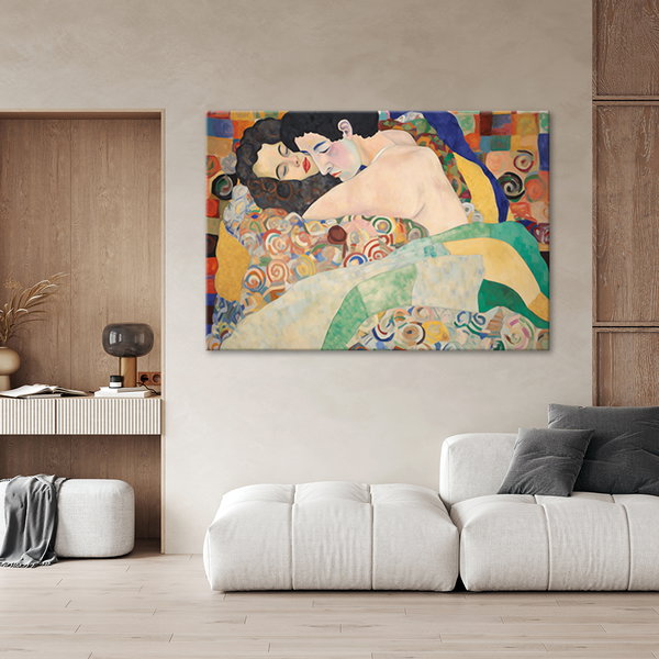 Kunstdruck auf Leinwand 'Klimt - People 1'