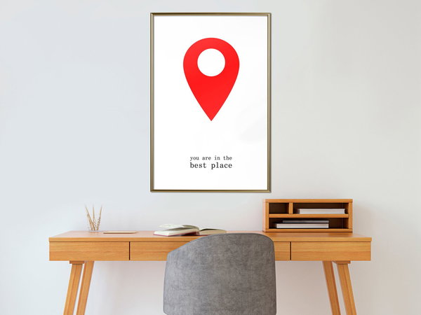 Poster 'You Are in the Best Place'