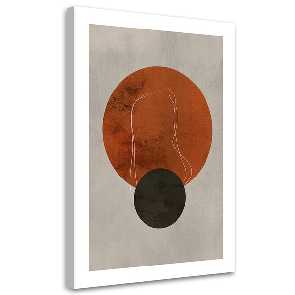 Kunstdruck auf Leinwand 'Geometric Circles'