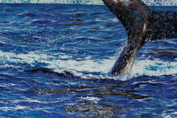 Großzügig aufgetragene Farben
