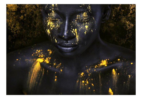 Tapete 'Bathed in Gold'