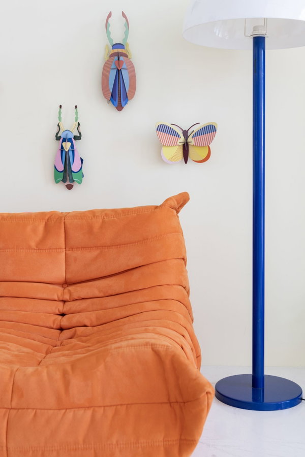 Wanddeko Papier 'Moderner Schmetterling'