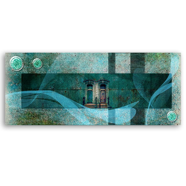 Kunstdruck auf Leinwand 'Emerald Gateway'