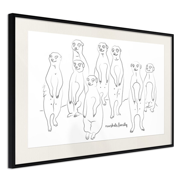 Poster 'Meerkats Family'