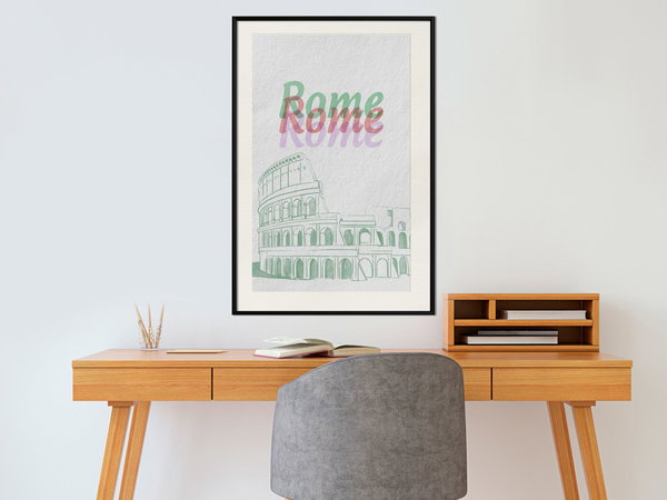 Poster 'Pastel Rome'
