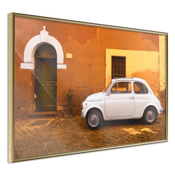 Poster 'White Car'